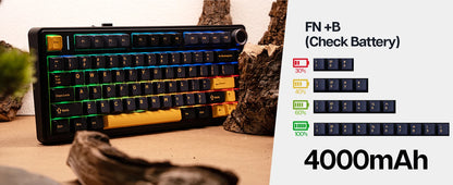 EPOMAKER x AULA F75 75% 80 Keys Hot-Swap Bluetooth/Wired Mechanical Keyboard