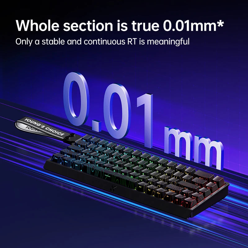 Ace 60 Pro Magnetic Mechanical Keyboard – 0.02mm Accuracy, 0.125ms Delay, Esports