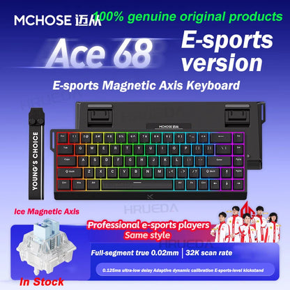 Ace 60 Pro Magnetic Mechanical Keyboard – 0.02mm Accuracy, 0.125ms Delay, Esports