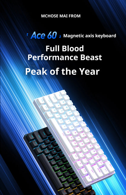 Ace 60 Pro Magnetic Mechanical Keyboard – 0.02mm Accuracy, 0.125ms Delay, Esports