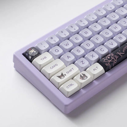 Cartoon Kuromi XDA PBT Keycaps for 108/104/100/98/87/84/68/61 Keyboards