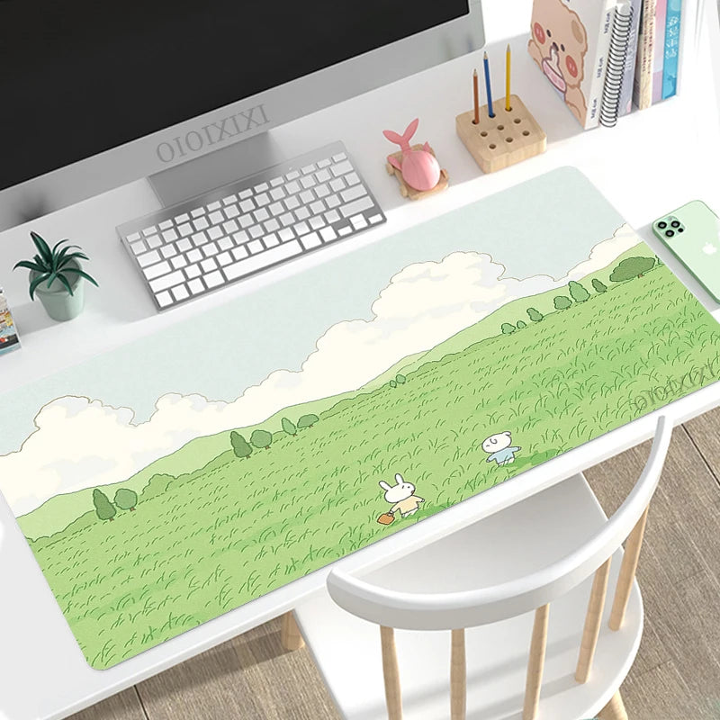 Cute Mouse Pad XL, Non-Slip, Soft for PC, Keyboard, Office