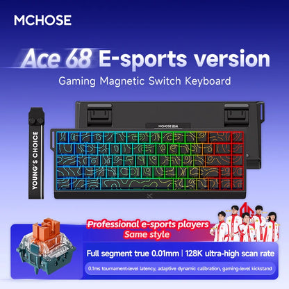 Ace 60 Pro Magnetic Mechanical Keyboard – 0.02mm Accuracy, 0.125ms Delay, Esports