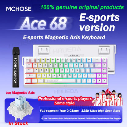 Ace 60 Pro Magnetic Mechanical Keyboard – 0.02mm Accuracy, 0.125ms Delay, Esports