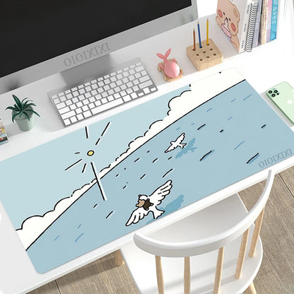 Cute Mouse Pad XL, Non-Slip, Soft for PC, Keyboard, Office