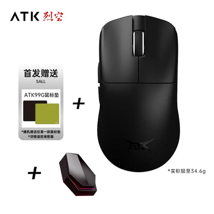 ATK F1 Extreme Wireless Gaming Mouse, PAW3950, 8K, Customizable for PC/FPS