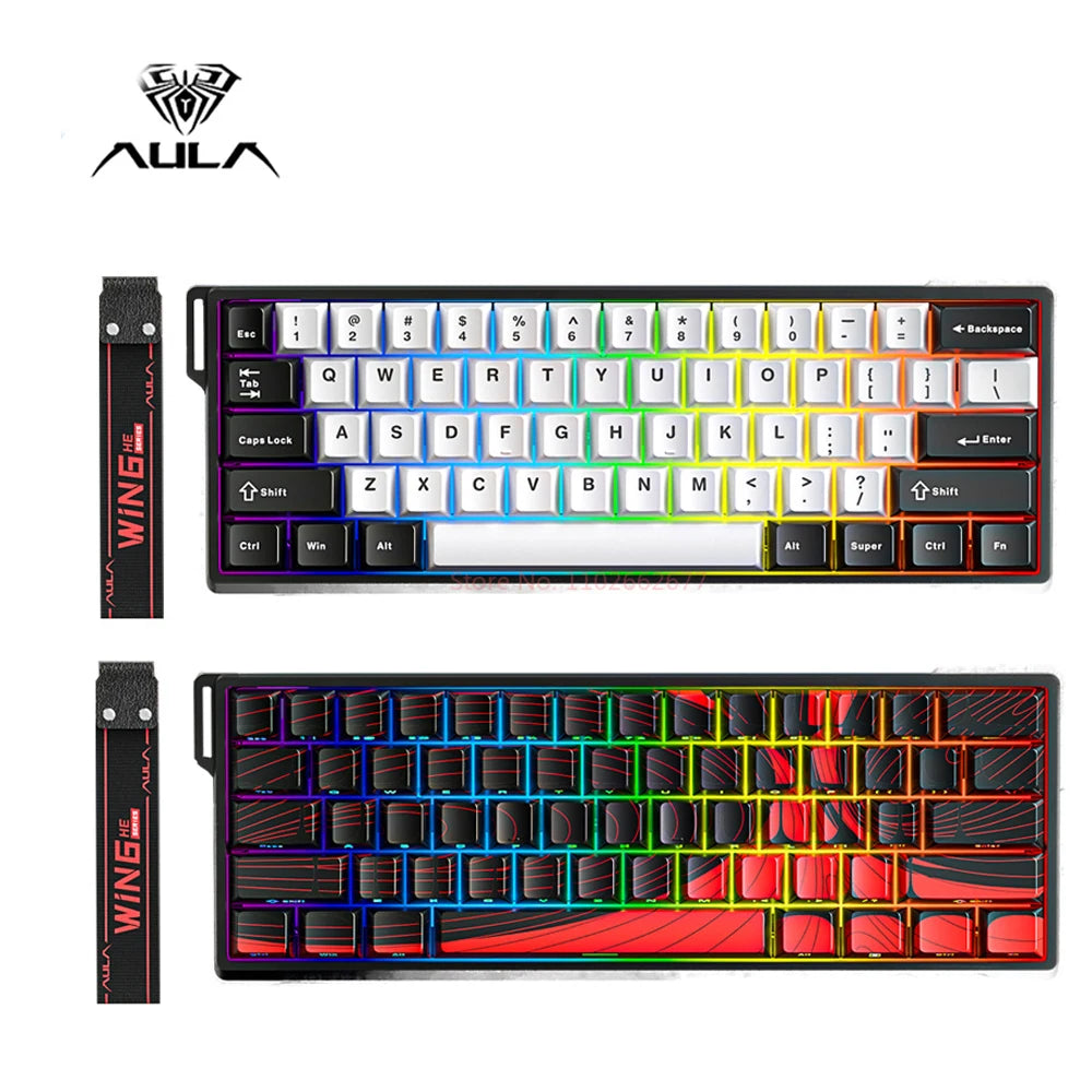 AULA WIN60/WIN68 HE Magnetic Mechanical Keyboard – 8KHz, 0.02ms RT, SOCD