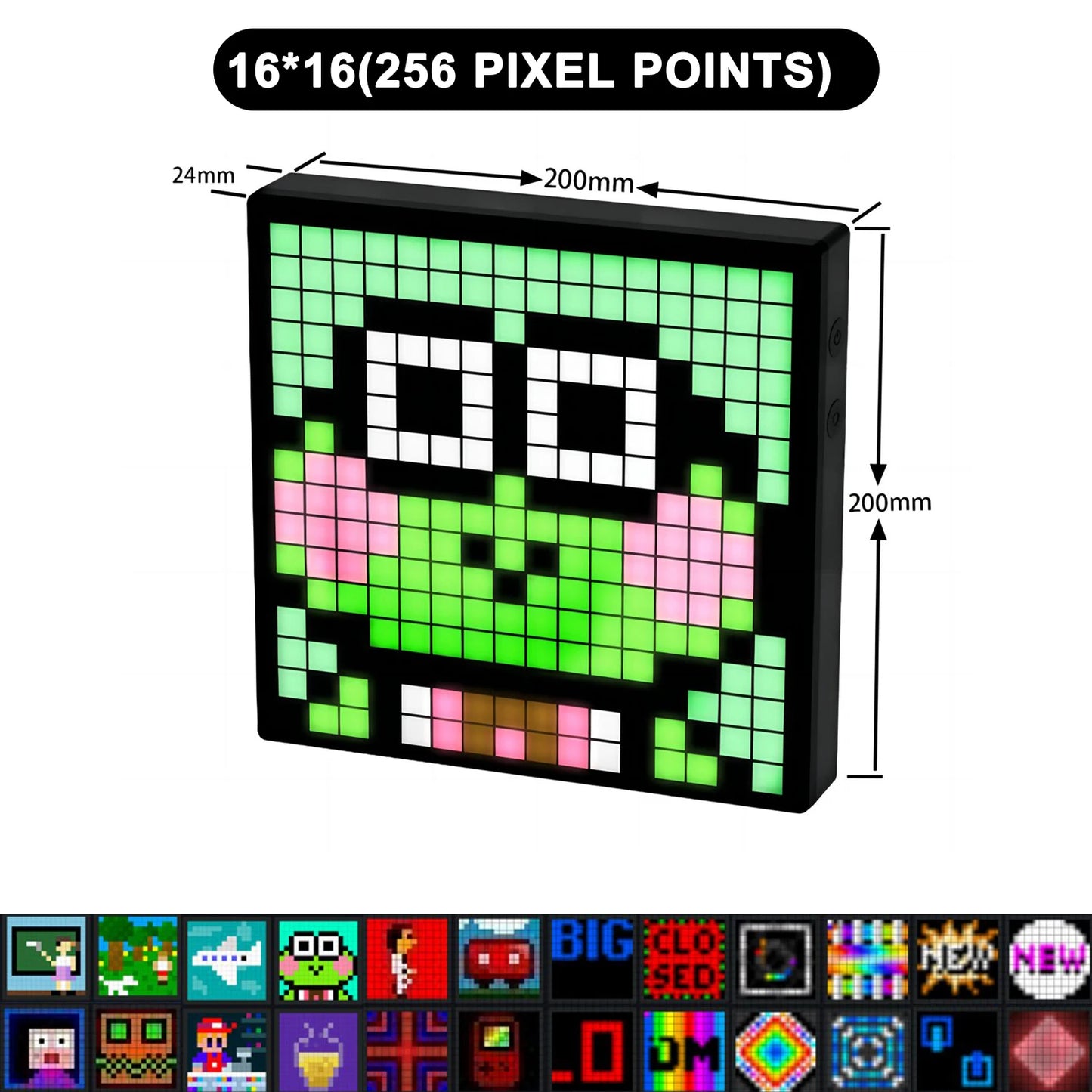 LED Pixel Matrix Bluetooth Display – 64x64 RGB Smart Panel, DIY Art & Gaming Decor