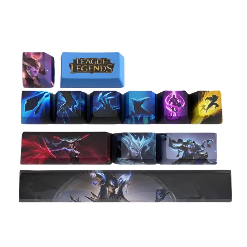 LOL Zed League Of Legends der Meister der Schatten OEM PBT Tastaturkappe Kawaii Keycap Spielperipherie Spielzeug Tischdekoration