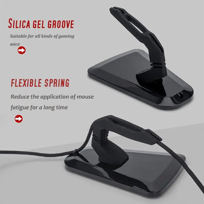 Mouse Bungee Cord Clip – Flexible Wire Organizer for Gaming & Work