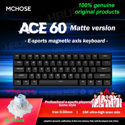 Ace 60 Pro Magnetic Mechanical Keyboard – 0.02mm Accuracy, 0.125ms Delay, Esports