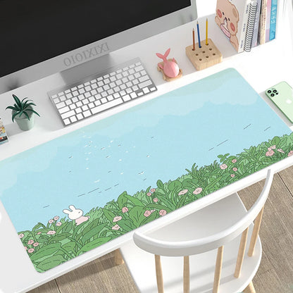 Cute Mouse Pad XL, Non-Slip, Soft for PC, Keyboard, Office