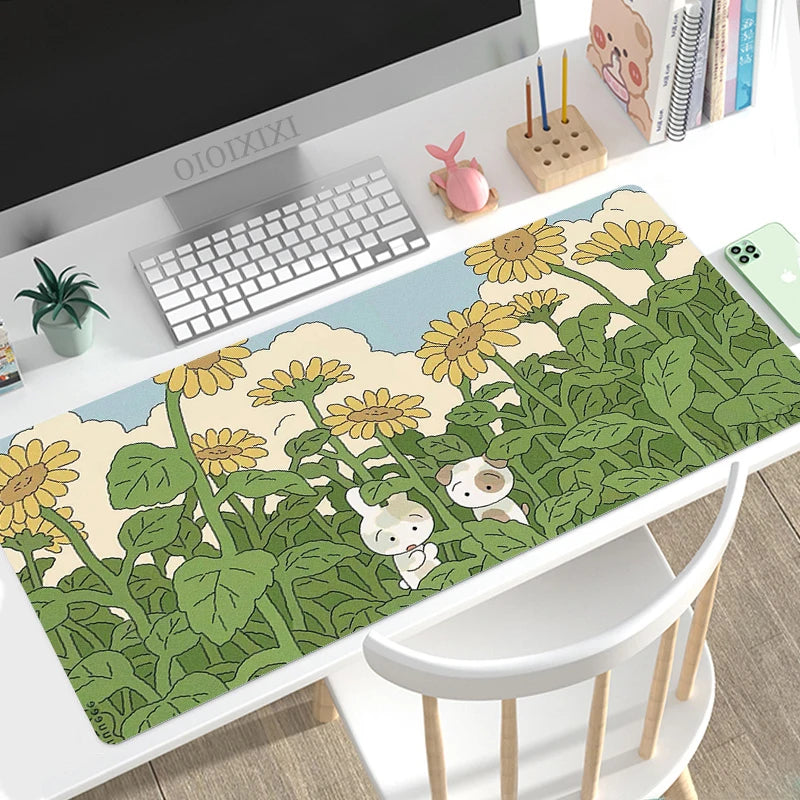 Cute Mouse Pad XL, Non-Slip, Soft for PC, Keyboard, Office