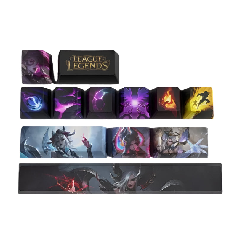 LOL Zed League Of Legends der Meister der Schatten OEM PBT Tastaturkappe Kawaii Keycap Spielperipherie Spielzeug Tischdekoration