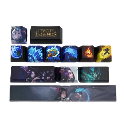 LOL Zed League Of Legends der Meister der Schatten OEM PBT Tastaturkappe Kawaii Keycap Spielperipherie Spielzeug Tischdekoration