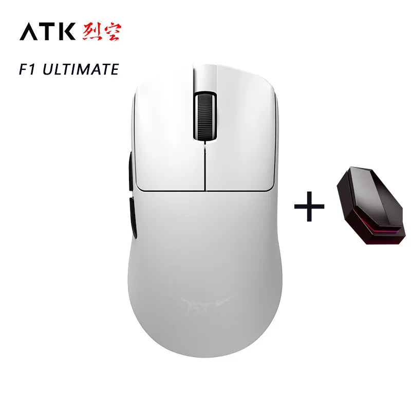 ATK F1 Extreme Wireless Gaming Mouse, PAW3950, 8K, Customizable for PC/FPS